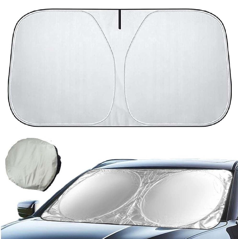 Pare-Soleil Pliable Anti-UV 150x70 cm Avec Sacoche de Rangement