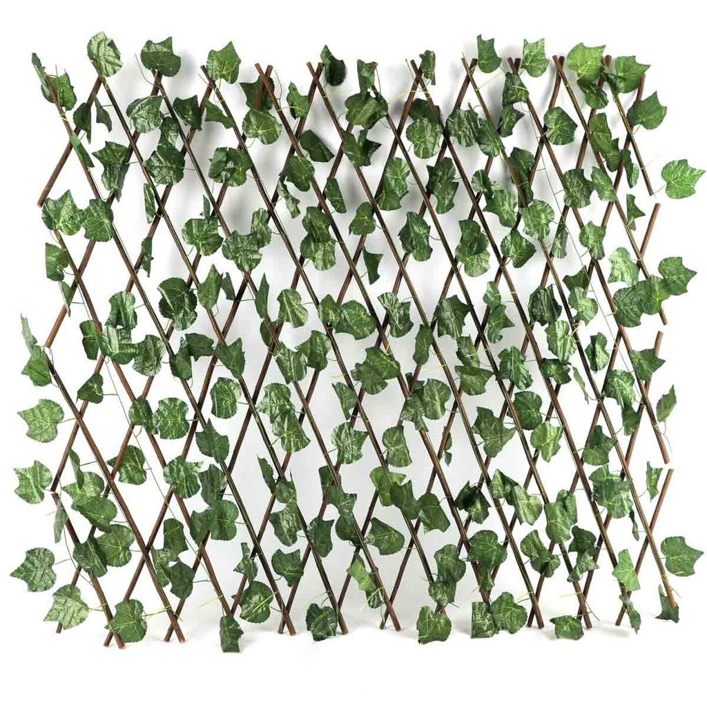 Treillis extensible en bois Feuillage Artificiel - 1.2 M - 3 M-Motif 1