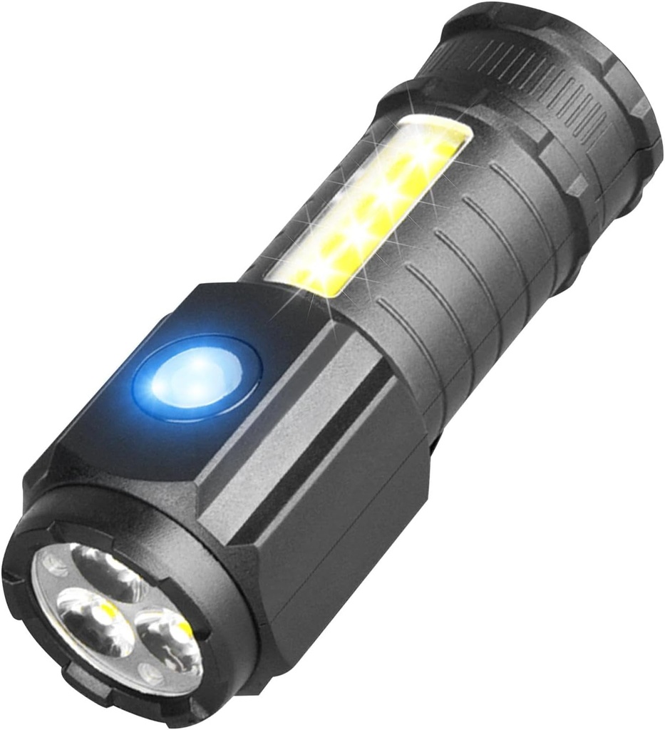  Mini Lampe Torche LED Rechargeable USB