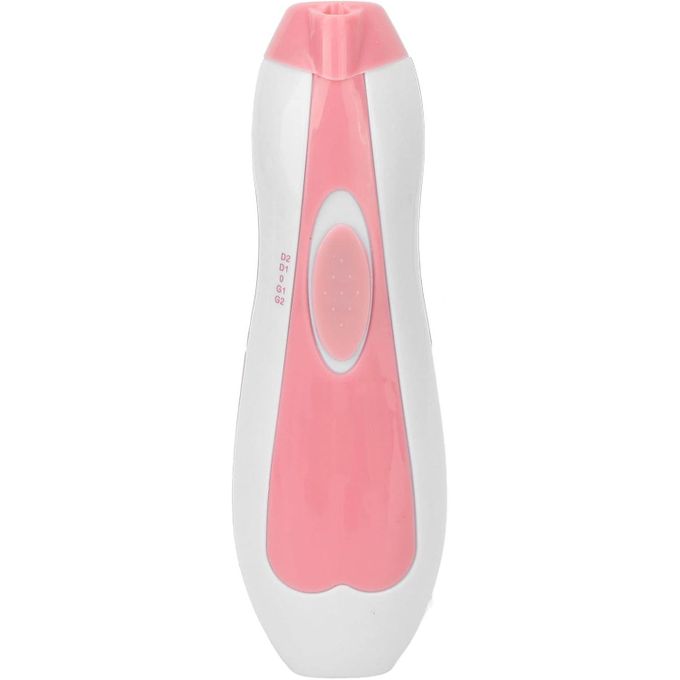 Lime à Ongles Électrique Rose Pour Bébé – 6 Têtes Interchangeables – Lumière LED 