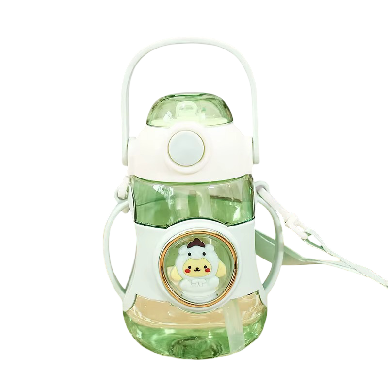 Gourde Enfant Verte Avec Paille Intégrée – 700 ml