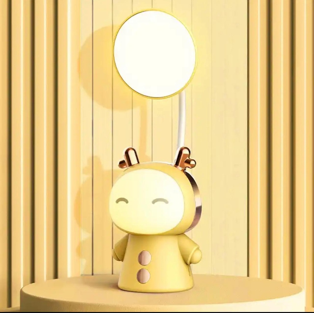 Lampe De Bureau Rechargeable LED Motif cartoon-Jaune