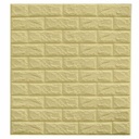Panneau Mural Adhésive - Anti-Humidité 3D - 77 * 70 cm-Crème