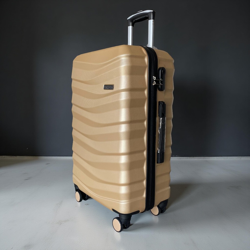 Moyenne Valise Valora Caramel en ABS Incassable Modèle 1