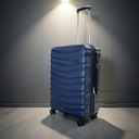 Moyenne Valise Valora Bleu En ABS Incassable Modèle 1 