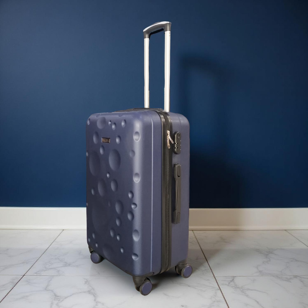 Moyenne Valise Valora Bleu En ABS Incassable Modèle 2