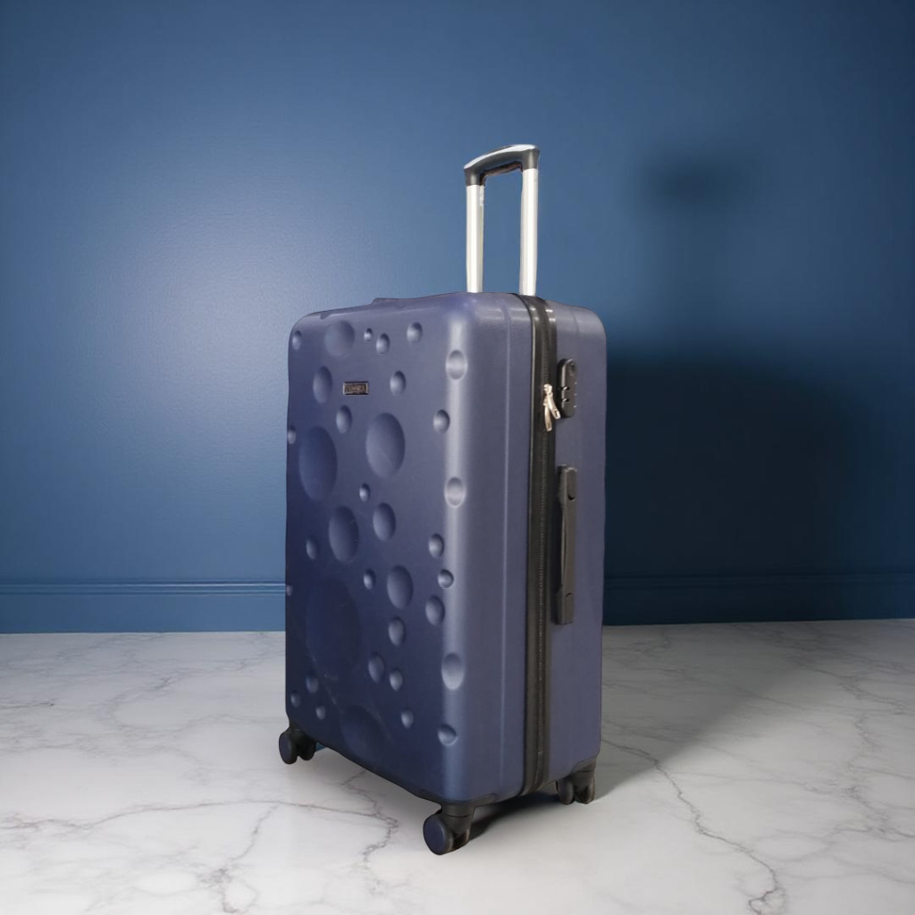 Grande Valise Valora Bleu En ABS Incassable Modèle 2