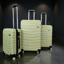  Serie De 3 Valises Abs Modèle 1 FENIX Vert Clair