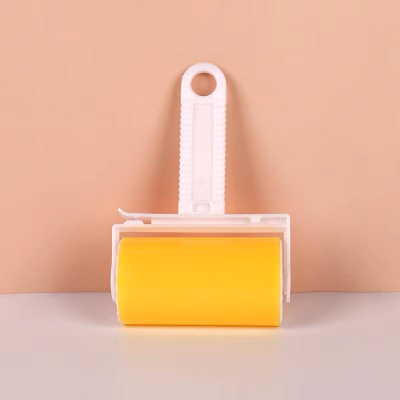 Rouleau Brosse Adhésive collant pour vêtements-Jaune