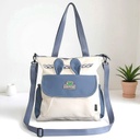 Sac à Main Motif Rabbit Lovely Bleu