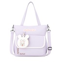 Sac à Main Avec Porte-Monnaie Motif Lapin – Style Coréen Violet