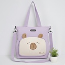 Sac à Main Motif Bébé Ours Violet