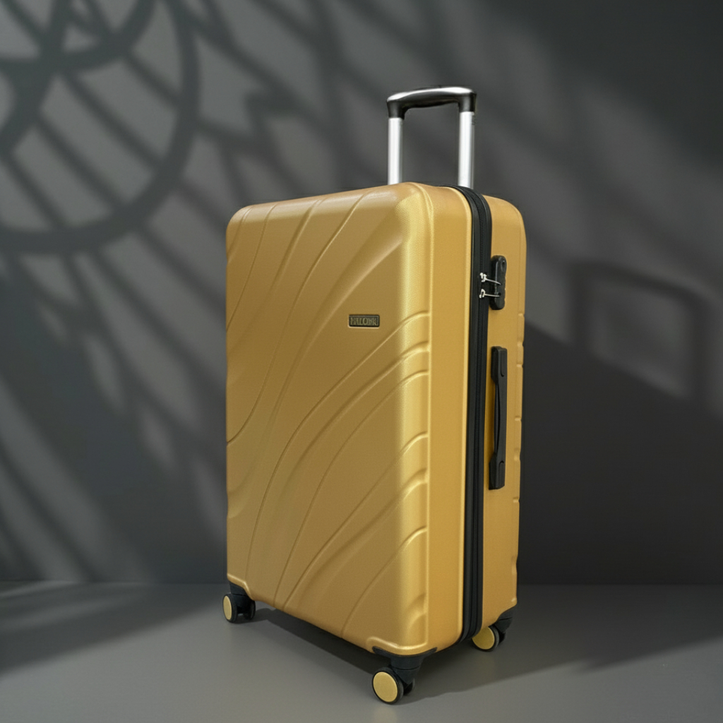 Grande Valise Valora Gold En ABS Incassable Modèle 3