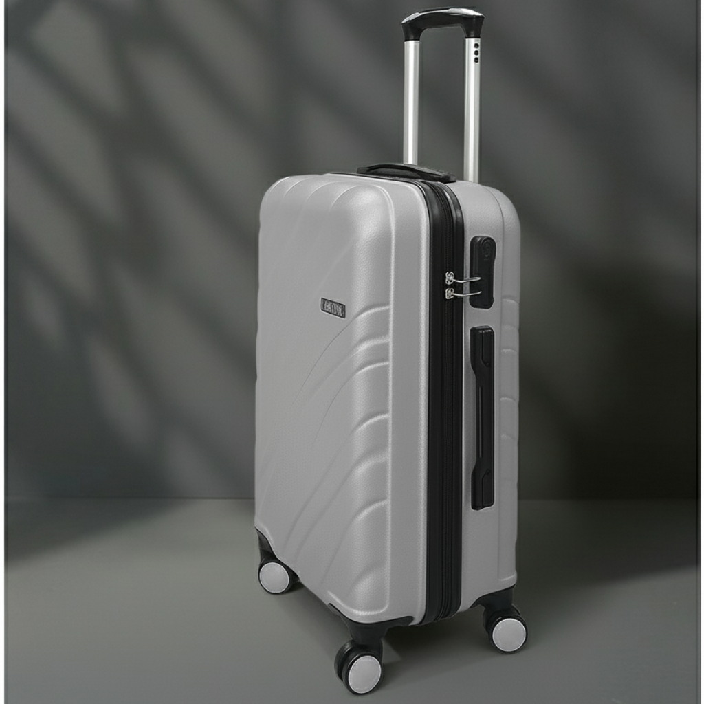 Moyenne Valise Valora Silver En ABS Incassable Modèle 3