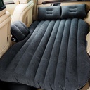 Matelas Gonflable De Voiture avec Oreiller De Coussin De Lit De Camping De Voyage, Tente De Siège Arrière Arrière pour Camping Matelas Gonflable pour Voiture,Camping-Car, Camion, Minivan-Noir