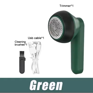 Eliminateur de Peluches Electrique Rechargeable pour Vêtements Mo-Vert