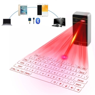 Mini Clavier De Projection Laser Sans Fil – Compatible Windows, Android et iOS