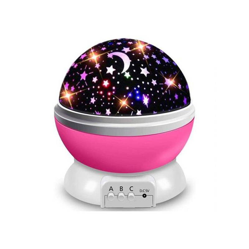 Projecteur de ciel étoilé rotatif pour la décoration-Rose
