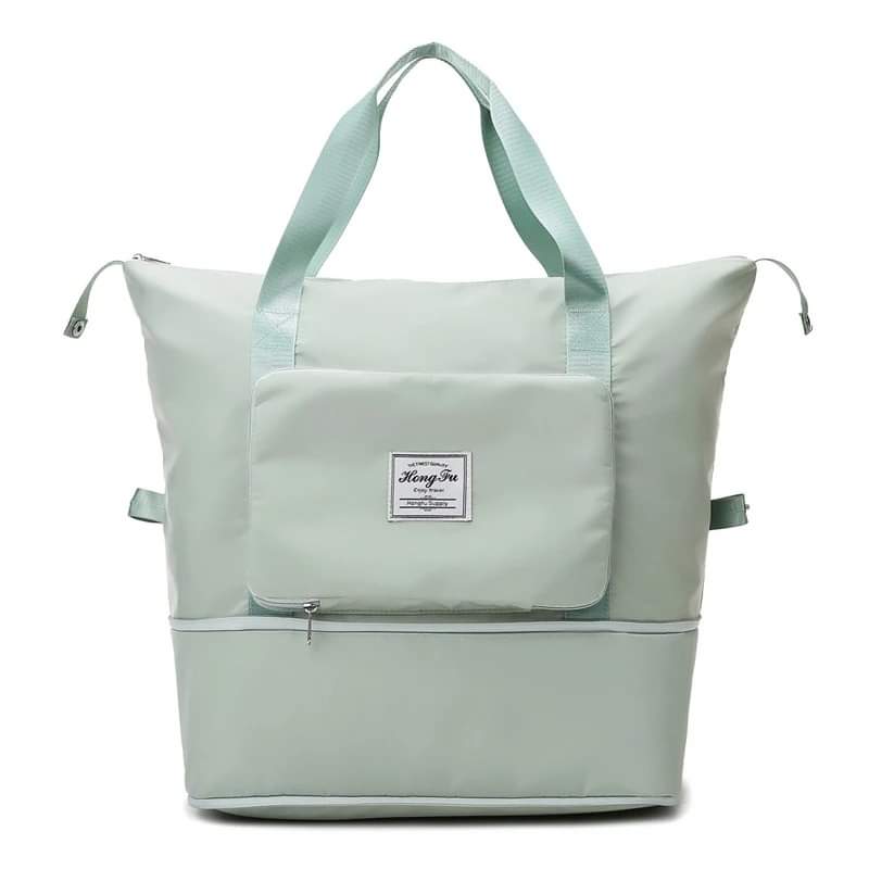 Sac de voyage pliant de grande capacité imperméable à l’eau-Vert