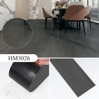 Pack de 36 Plaques PVC Autocollantes Pour Sol – Effet Bois Marron Foncé – 91,44 × 15,24 cm – Modèle HM3026 – 5,03 m²