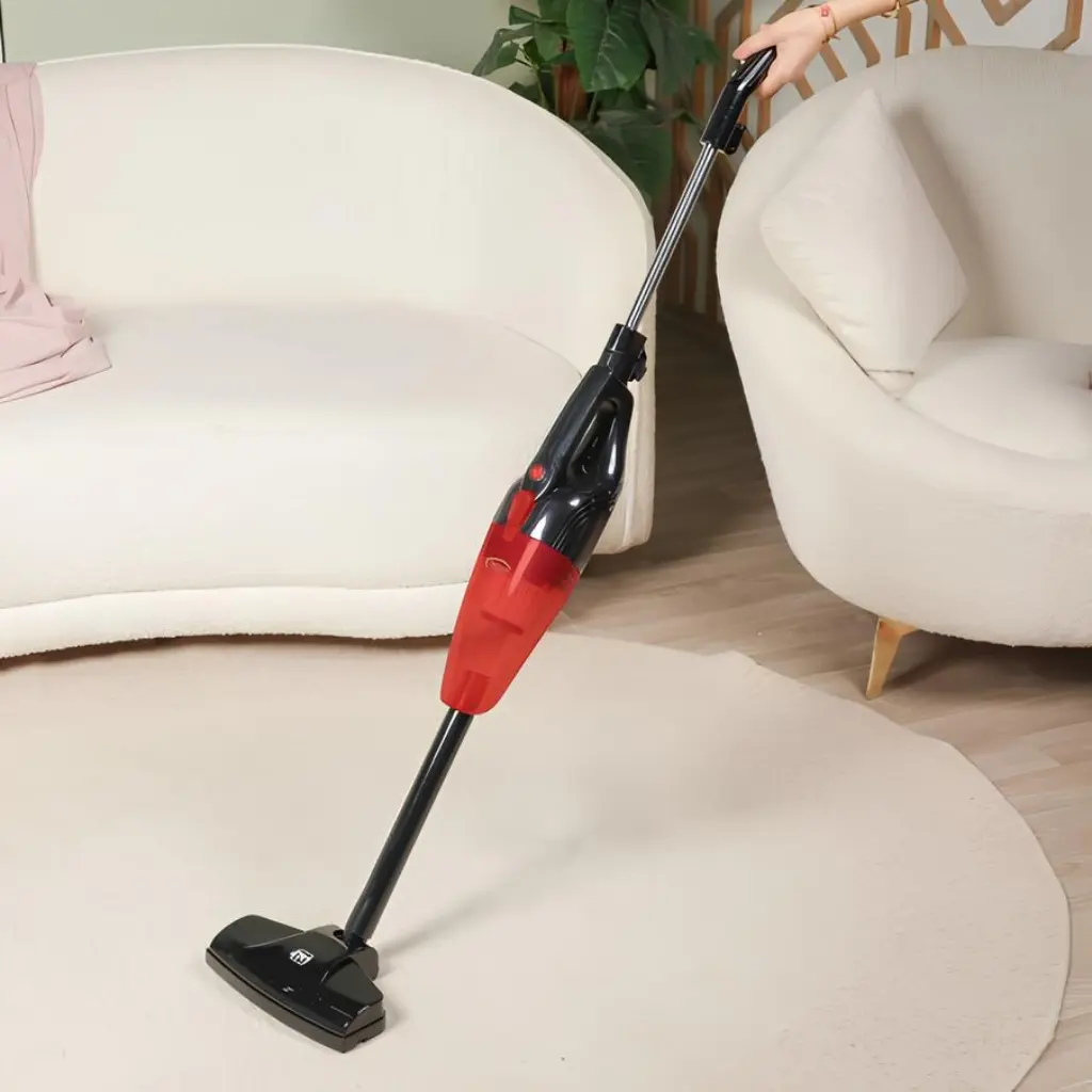 PROVA Aspirateur Balai 600 W 1,2 L Rouge - Modèle PE-0510