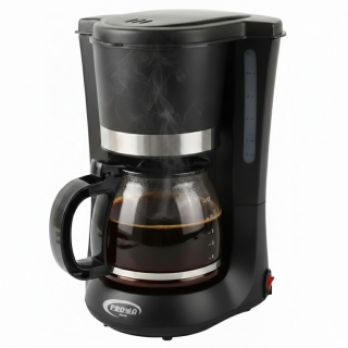PROVA Cafetière Électrique  1.2 L Noir – Modèle PE-1200