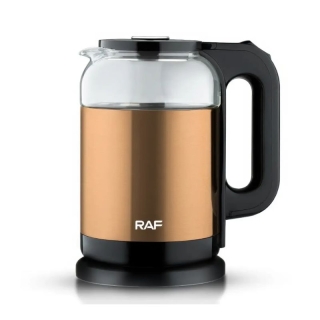 RAF Bouilloire Électrique en Verre 2L – 1500W – Marron