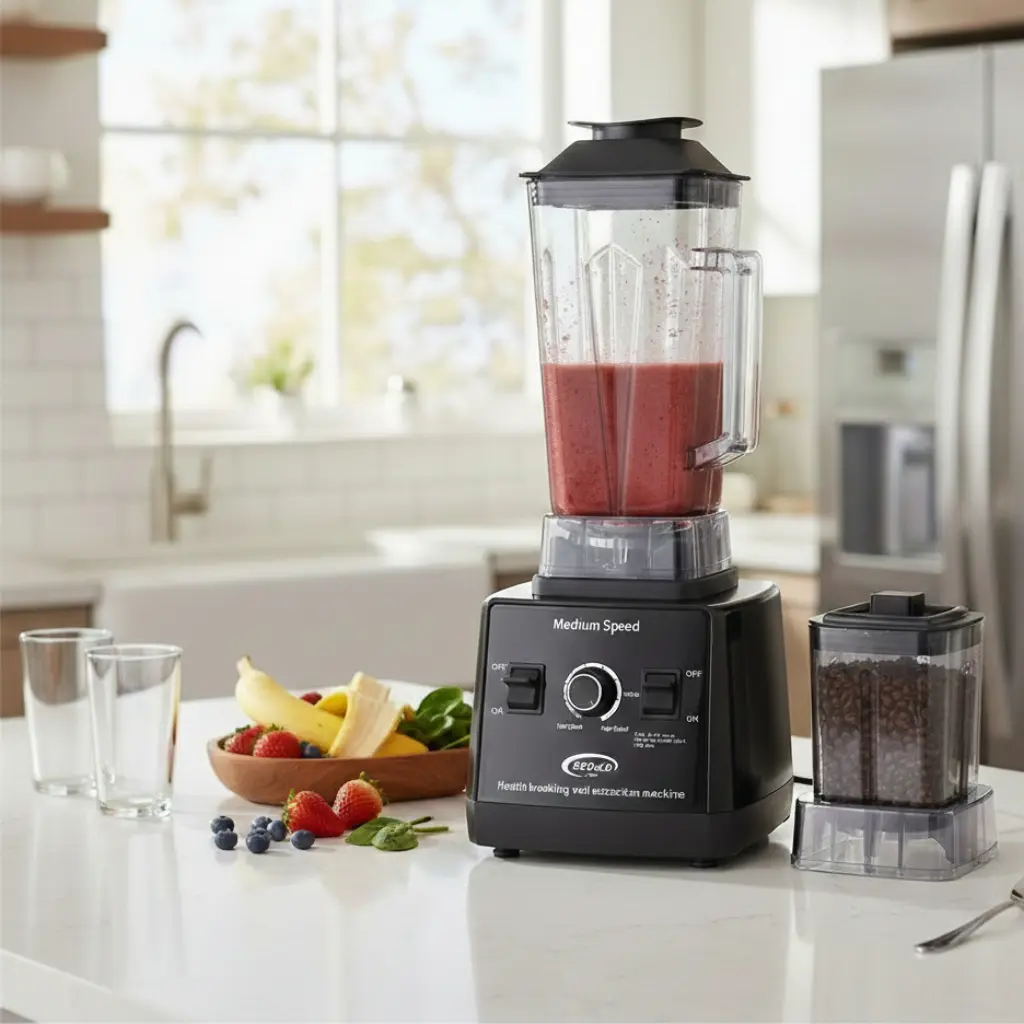 PROVA Blender 2 en 1 Avec Grinder 500W – 2,5 L – Noir