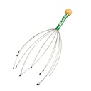 Masseur Du Cuir Chevelu En Forme De Poulpe-Vert