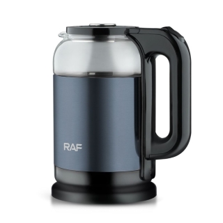 RAF Bouilloire Électrique en Verre 2L – 1500W – Noir