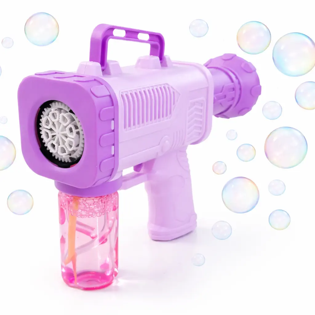 Pistolet à Bulles Avec Réservoir De Savon Pour Enfant 3 ans+ – Violet