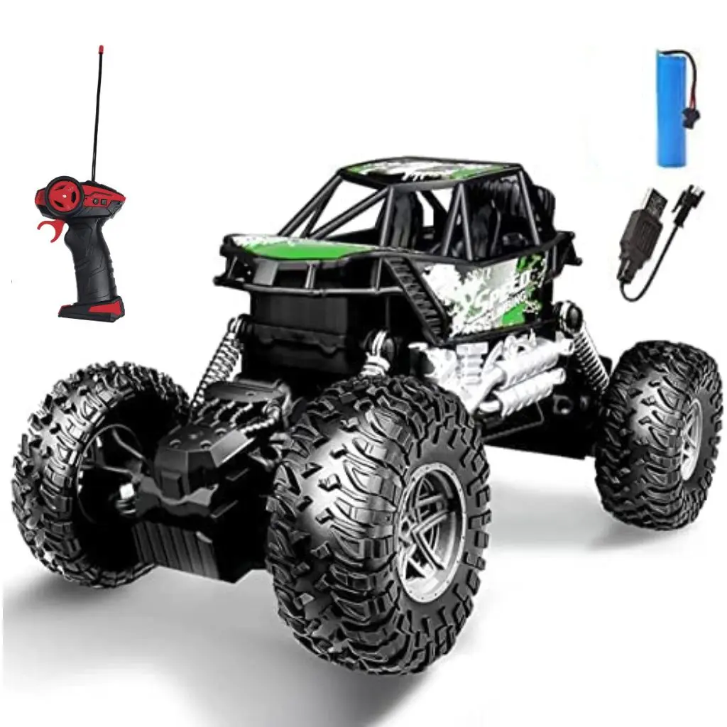 Voiture Télécommandée Off-Road – Rechargeable USB - Vert