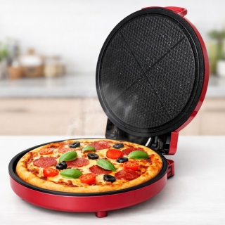 Florence Machine à Pizza et à Pain 1100W 30,5 cm – Rouge