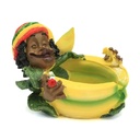 Cendrier jamaïcain en résine Motif Banane