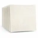 Pack de 10 Panneaux Muraux 3D Adhésifs Blancs – Motif Géométrique 70×70 cm