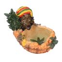 Cendrier Jamaïcain en Résine motif Ananas