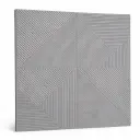 Panneau Mural 3D Adhésif Gris – Motif Géométrique 70 × 70 cm