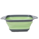 Passoir carré pliable en silicone 22.5 x 18-Vert