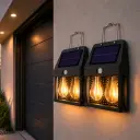 Pack de 2 Appliques Murales Solaires LED HW 779-2 – Détecteur de Mouvement – 600 LM