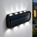 Applique Solaire LED Murale 8 LED – Double Éclairage - 21 x 10 cm