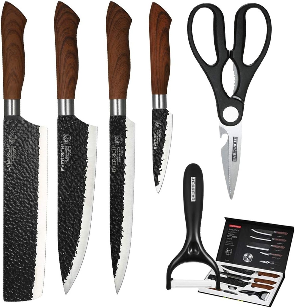 Ensemble de couteaux 6 pièces en acier inoxydable