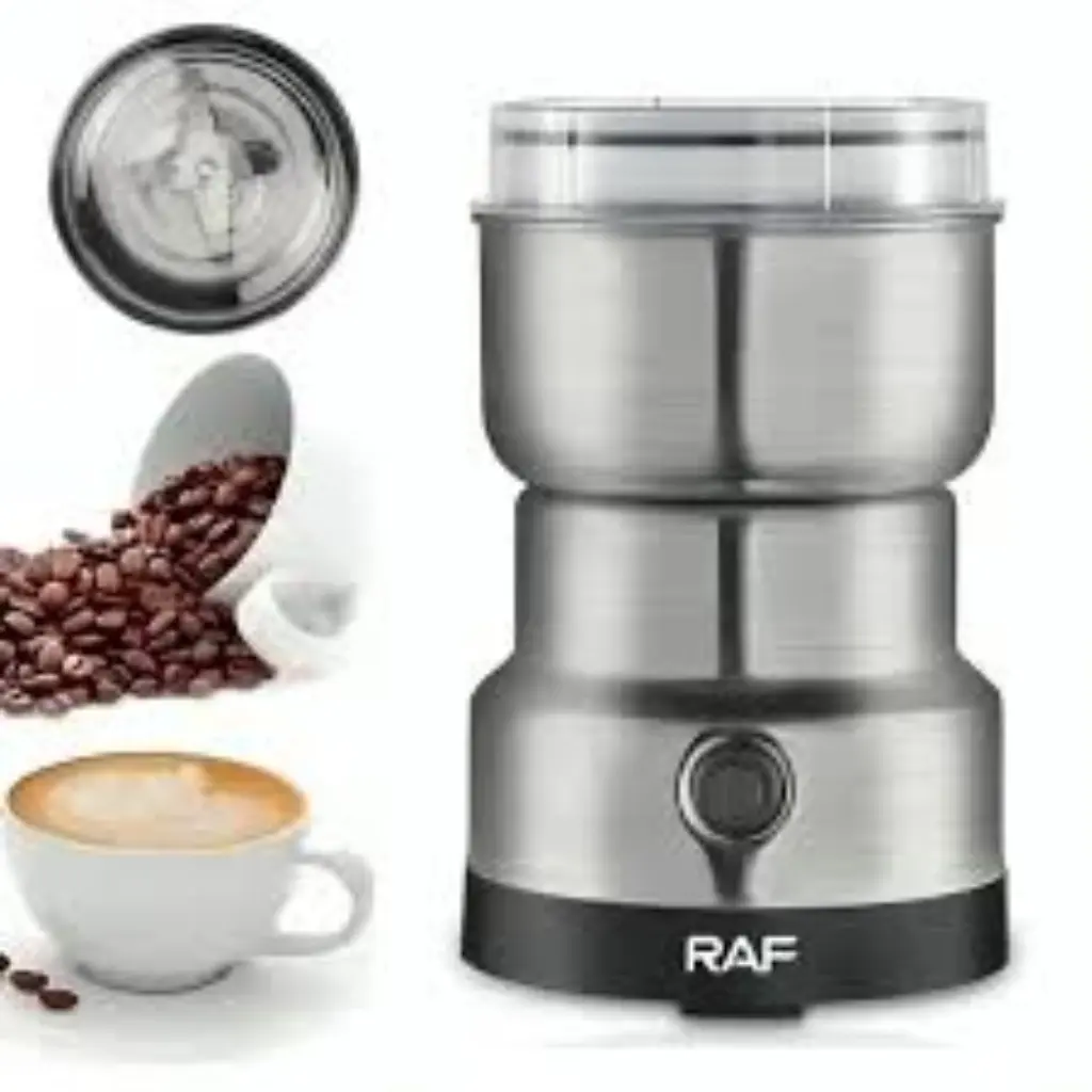 Moulin à Café Électrique RAF 300W – Lames en Acier Inoxydable
