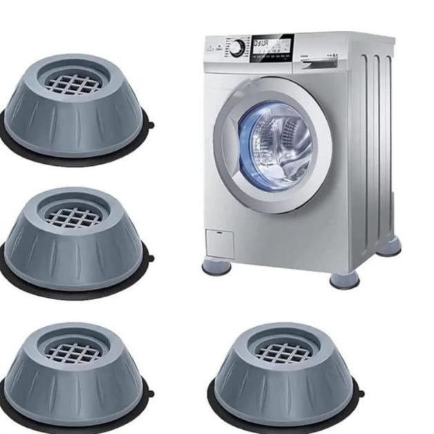 Lot de 4 Tampons anti vibrations et antidérapant pour machine à laver