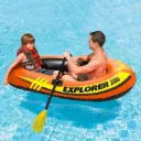 Bateau Gonflable Intex Explorer 200 – 2 Places – Avec 2 Rames et Mini Pompe – 185 x 94 x 41 cm