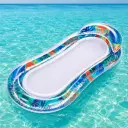 Matelas Gonflable Flottant Sainteve SY-A2095 – Lounge Float avec Filet Central – 160 x 84 cm