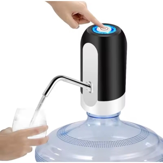 Pompe à Eau et Liquides Automatique Portable Rechargeable-Noir