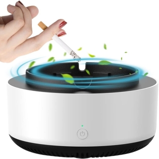 Cendrier 2 En 1 Aspirateur de Fumée Électrique Intelligent Avec Purificateur d’Air
