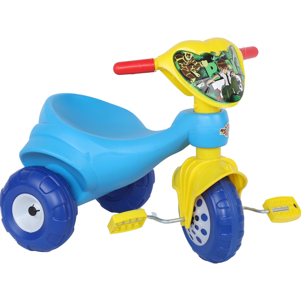 SPOLO Tricycle en plastique MM pour Enfant Bleu Ciel-BENTEN
