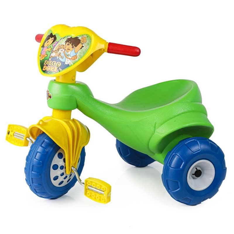 SPOLO Tricycle en plastique MM pour Enfant Vert-DORA