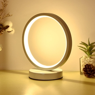 Lampe de Chevet LED  – 3 Niveaux d’Intensité – 18 x 20 cm - Blanc